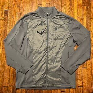 G/Fore NWT Stretch Tech Interlock Performer Golf Jacket Size L Gray Poly $225